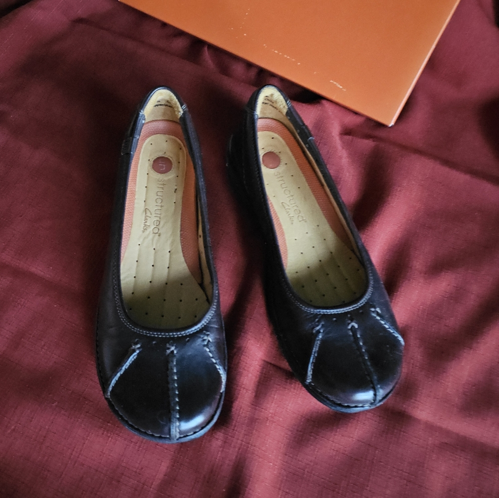 Clarks Unstructured Un Pump Brown 7.5